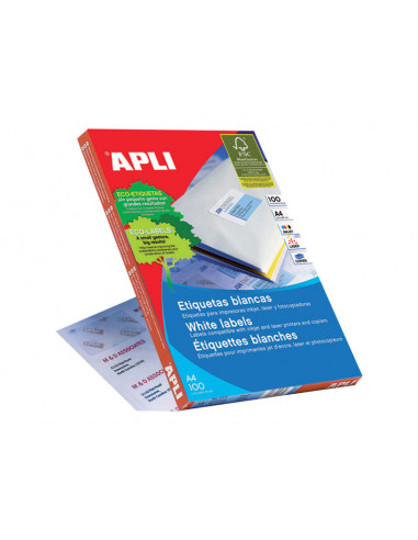 CAJA ETIQUETAS 100H APLI 48.5X25.4 01285