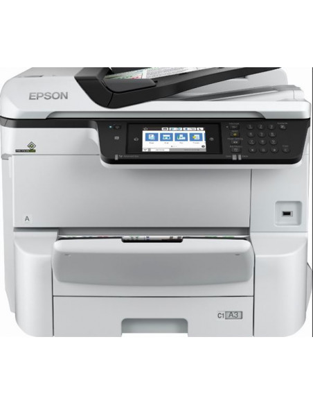 IMPRESORA EPSON MULTIFUNCION WORKFORCE PRO WF-C8690DWF A3 35PPM DUPLEX LAN WIFI FAX NFC WHITE 
