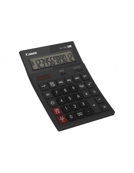 CALCULADORA CANON AS-1200 SOBREMESA BLACK