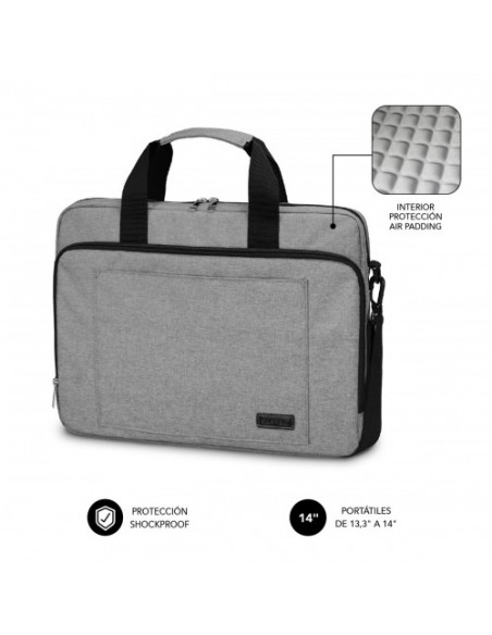 MALETIN PORTATIL SUBBLIM AIR PADDING 13.3 - 14 GREY