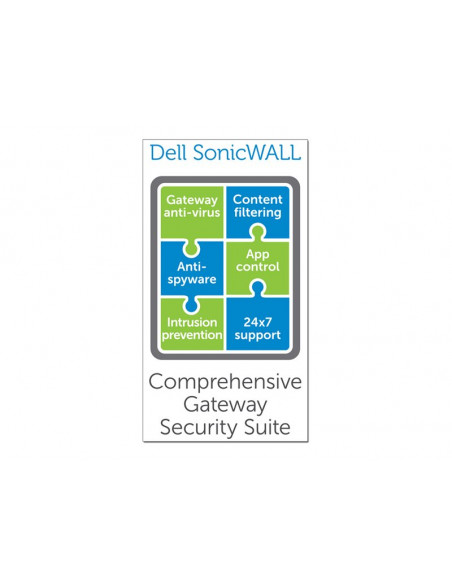 SERVICIO SONICWALL COMPREHENSIVE GATEWAY SECURITY SUITE BUNDLE TZ 205 SERIES 1 AÑO