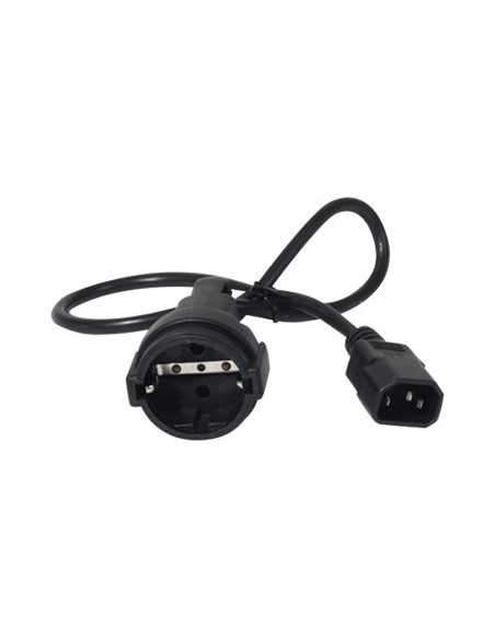 CABLE ALIMENTACION APC C14 M / SCHUKO H 0.6M