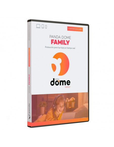 ANTIVIRUS PANDA DOME FAMILY 5 DISPOSITIVOS 1 AÑO
