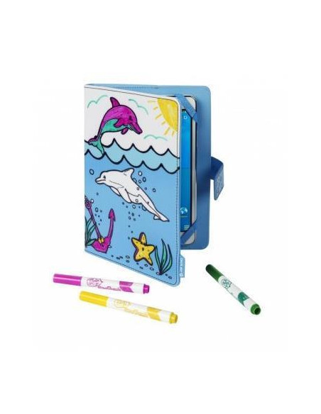 FUNDA TABLET TECH AIR DOODLE DOLPHINS 7 COLOREABLE + 3 ROTULADORES