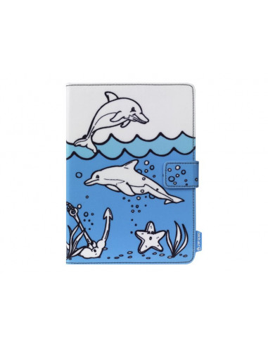 FUNDA TABLET TECH AIR DOODLE DOLPHINS...