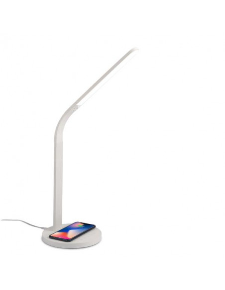 LAMPARA LED CELLY CON CARGADOR INALAMBRICO QI REGULABLE