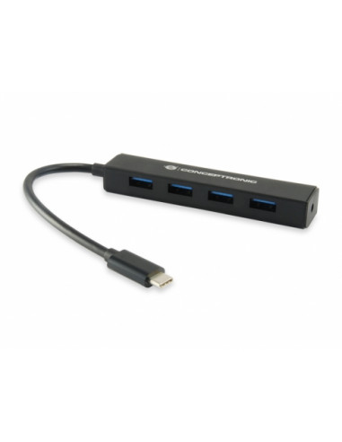 HUB CONCEPTRONIC USB-C 4 PUERTOS USB 3.0