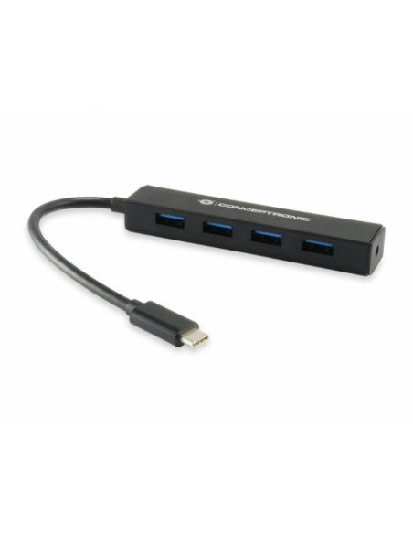 HUB CONCEPTRONIC USB-C 4 PUERTOS USB 3.0