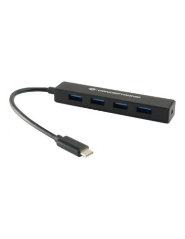 HUB CONCEPTRONIC USB-C 4 PUERTOS USB 3.0