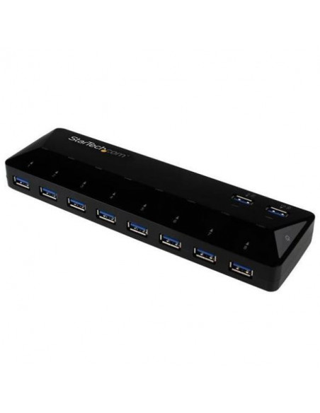 HUB STARTECH 10 PUERTOS USB 3.0 BLACK