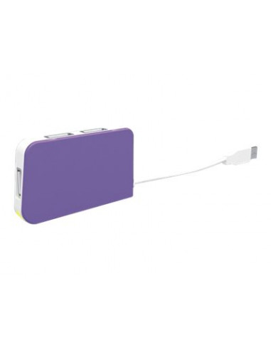 HUB APPROX USB 4 PUERTOS PURPLE