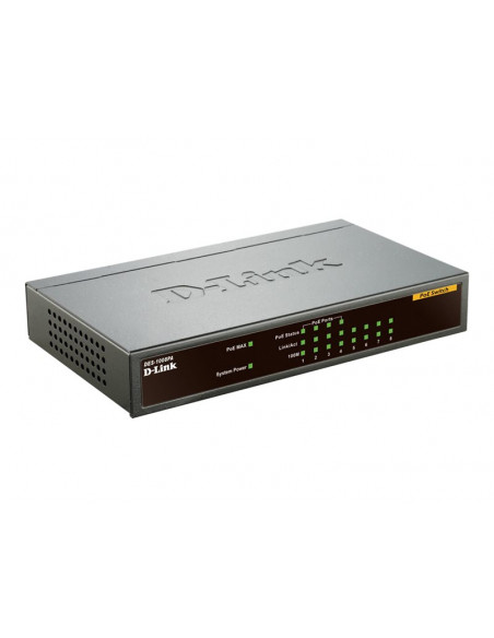 SWITCH D-LINK DES-1008PA 10/100 8 PUERTOS POE