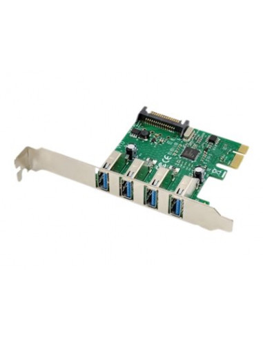 CONTROLADORA PCIE CONCEPTRONIC USB 3.0 4P + SATA ALIMENTACION