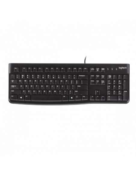 TECLADO LOGITECH K120 KEYBOARD BLACK USB INGLES
