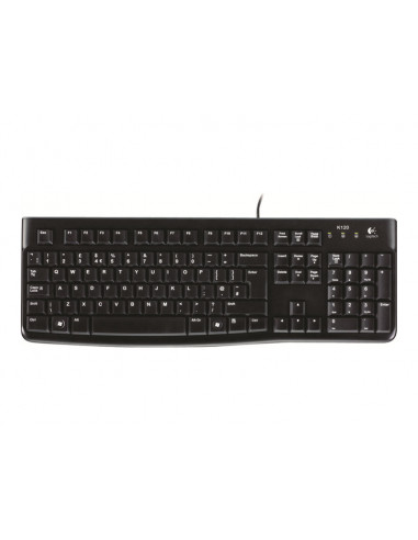TECLADO LOGITECH K120 KEYBOARD BLACK...