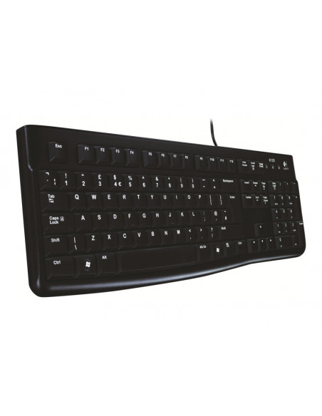 TECLADO LOGITECH K120 KEYBOARD BLACK USB INGLES