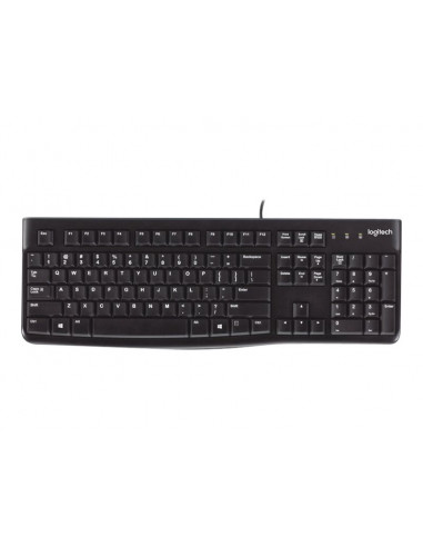 TECLADO LOGITECH K120 KEYBOARD BLACK USB