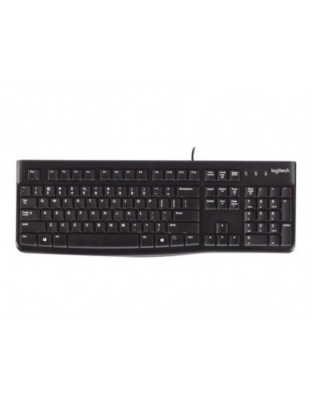 TECLADO LOGITECH K120 KEYBOARD BLACK USB