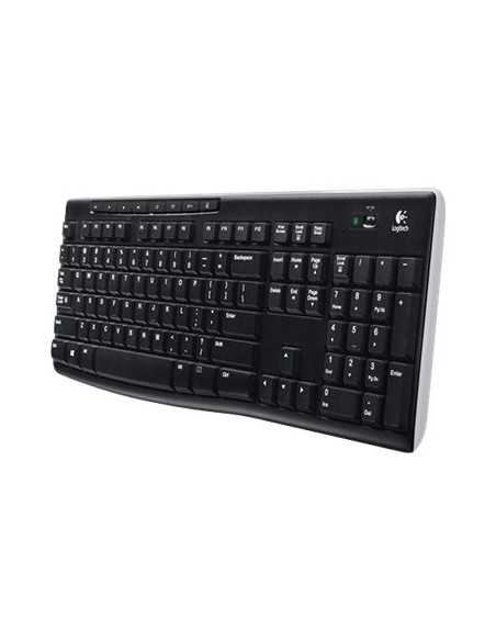 TECLADO LOGITECH WIRELESS K270 KEYBOARD BLACK