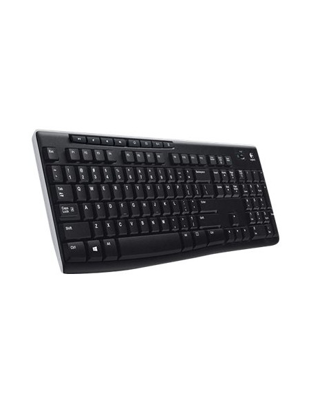 TECLADO LOGITECH WIRELESS K270 KEYBOARD BLACK