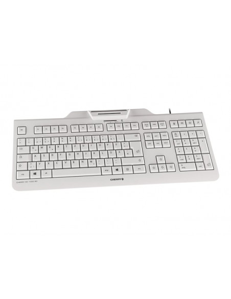 TECLADO CHERRY KC1000-SC CON SMART CARD WHITE