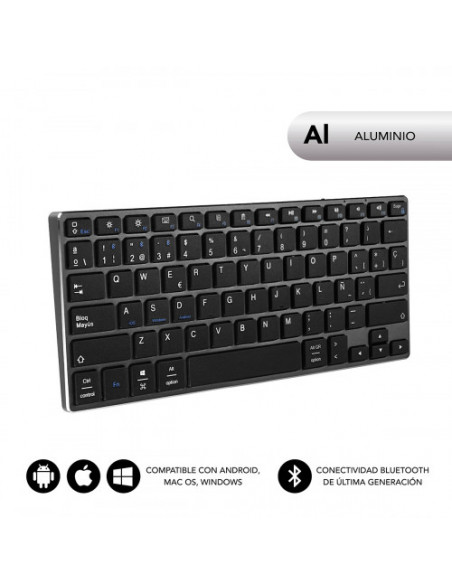 TECLADO SUBBLIM WIRELESS ADVANCE COMPACT GREY