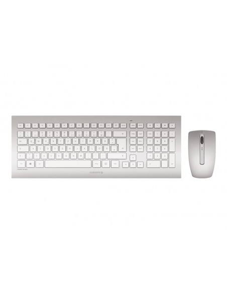 TECLADO + MOUSE CHERRY WIRELESS DW 8000 WHITE / SILVER