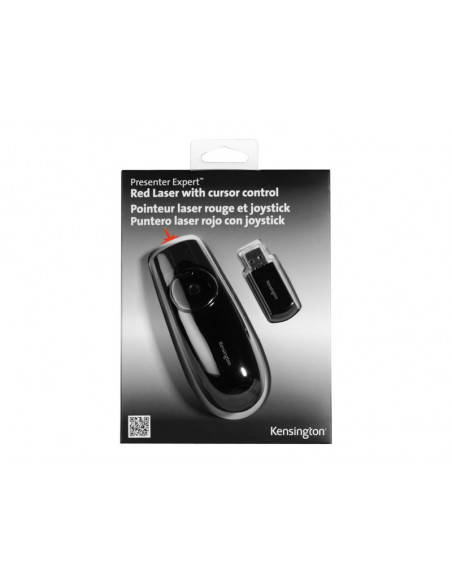 PRESENTER KENSINGTON WIRELESS EXPERT RED LASER