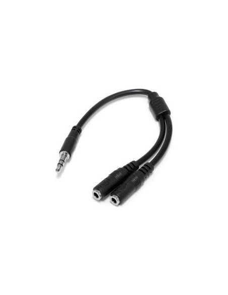 ADAPTADOR STARTECH AUDIO JACK 3.5 MACHO / 2X JACK 3.5 HEMBRA