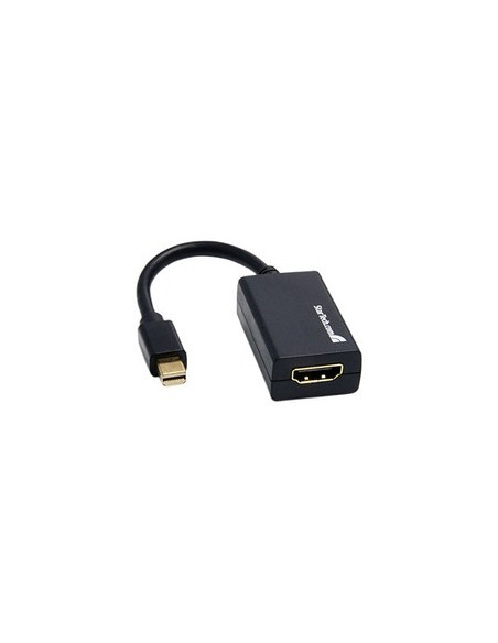 ADAPTADOR STARTECH MINI DISPLAYPORT MACHO / HDMI HEMBRA BLACK
