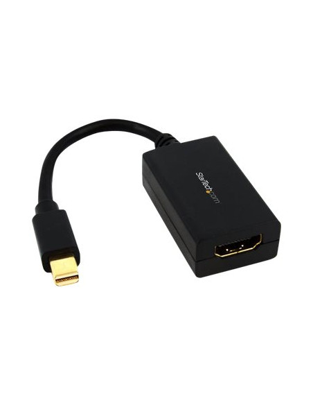 ADAPTADOR STARTECH MINI DISPLAYPORT MACHO / HDMI HEMBRA BLACK