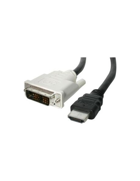 CABLE STARTECH HDMI MACHO / DVI 18+1 MACHO 1M