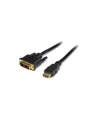 CABLE STARTECH HDMI 19 MACHO / DVI 18+1 MACHO 1M