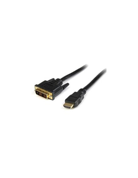 CABLE STARTECH HDMI MACHO / DVI 18+1 MACHO 1M