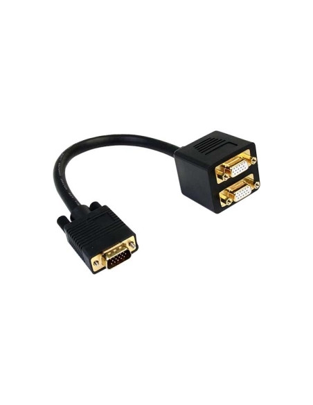 CABLE STARTECH SVGA 15 MACHO / 2X SVGA 15 HEMBRA 0.3M