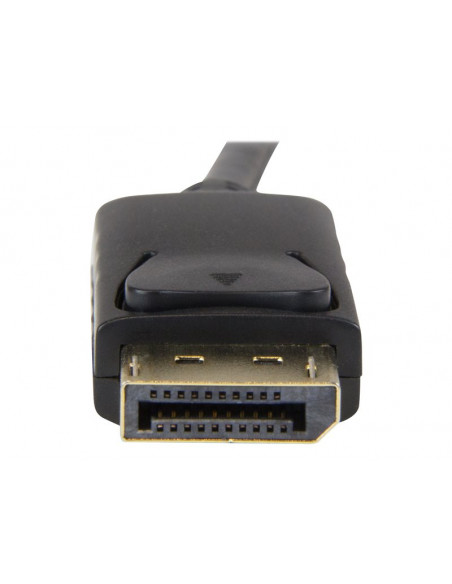 CABLE STARTECH DISPLAYPORT MACHO / HDMI MACHO 1M ULTRA HD 4K BLACK
