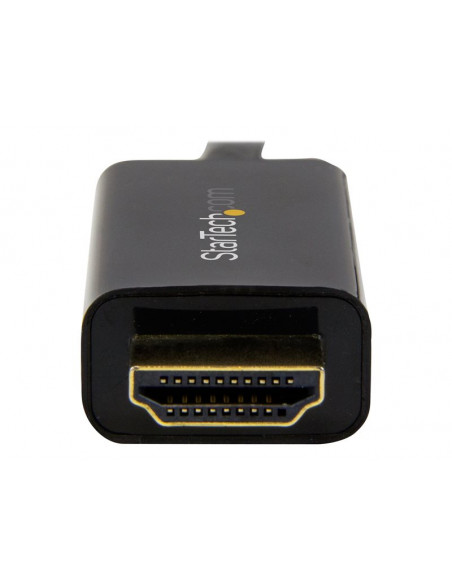 CABLE STARTECH DISPLAYPORT MACHO / HDMI MACHO 1M ULTRA HD 4K BLACK