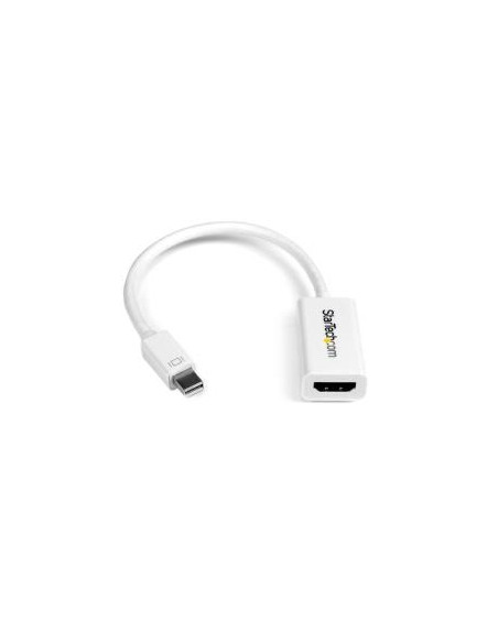 ADAPTADOR STARTECH MINI DISPLAYPORT MACHO / HDMI HEMBRA 4K WHITE