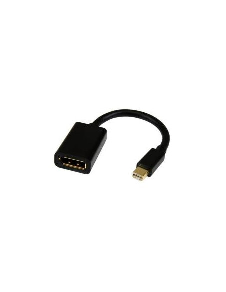 ADAPTADOR STARTECH MINI DISPLAYPORT MACHO / DISPLAYPORT HEMBRA BLACK