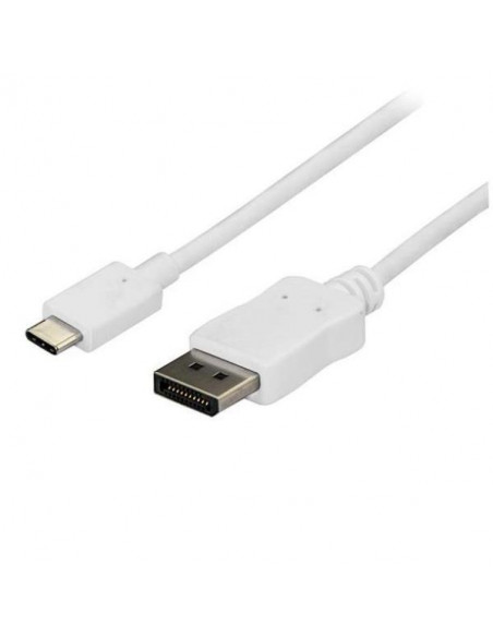 CABLE STARTECH USB-C MACHO / DISPLAYPORT MACHO 4K 1M WHITE