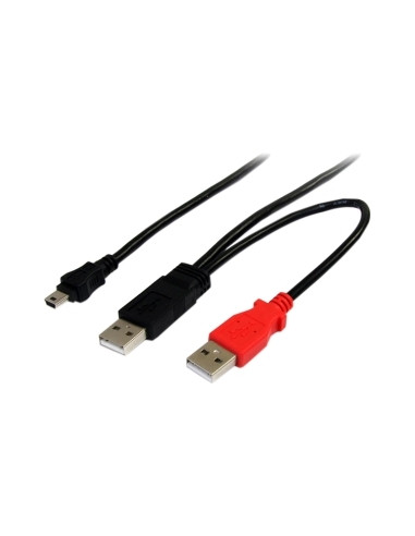 CABLE STARTECH USB MINI B MACHO / 2X...