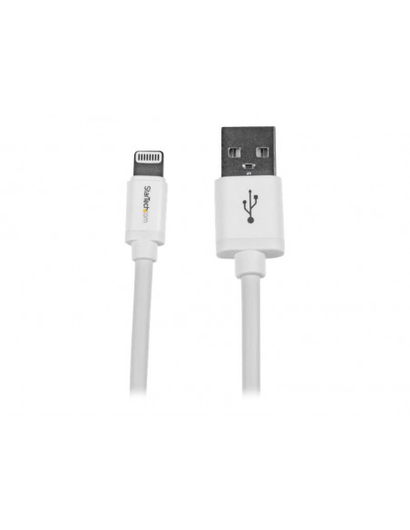 CABLE STARTECH USB MACHO / LIGHTNING MACHO 2M WHITE