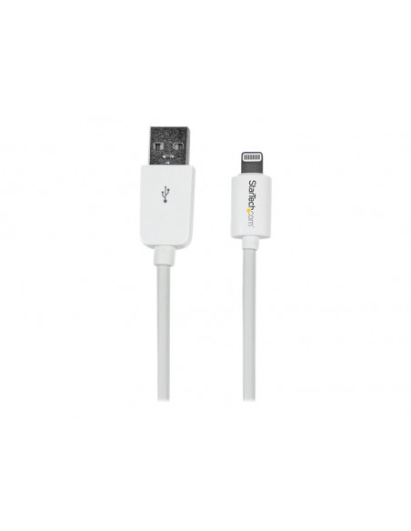 CABLE STARTECH USB MACHO / LIGHTNING MACHO 3M WHITE