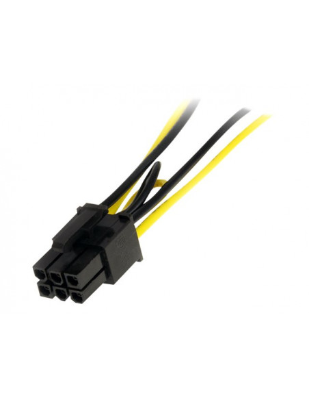 ADAPTADOR STARTECH 2X SATA MACHO / PCIE 6P HEMBRA