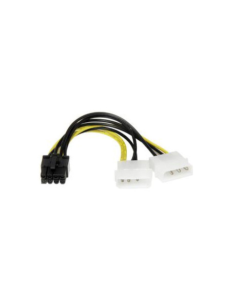 ADAPTADOR STARTECH FUENTE DE ALIMENTACION 2X MOLEX 4P MACHO / PCIE 8P