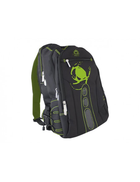 MOCHILA PORTATIL KEEP OUT BK7 GAMING 15.6 BLACK/GREEN