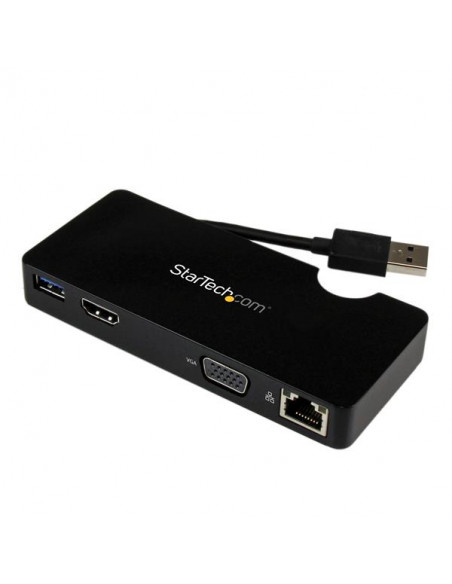 PUERTO REPLICADOR USB 3.0 STARTECH HDMI + RJ45 + VGA + USB 3.0