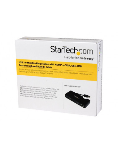 PUERTO REPLICADOR USB 3.0 STARTECH...