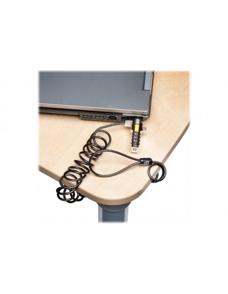 CABLE KENSINGTON BLOQUEO DE SEGURIDAD CON COMBINACION 1.8M