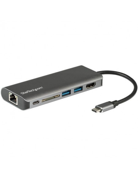 PUERTO REPLICADOR USB-C STARTECH HDMI + RJ45 + 2XUSB 3.0 + USB-C + SD